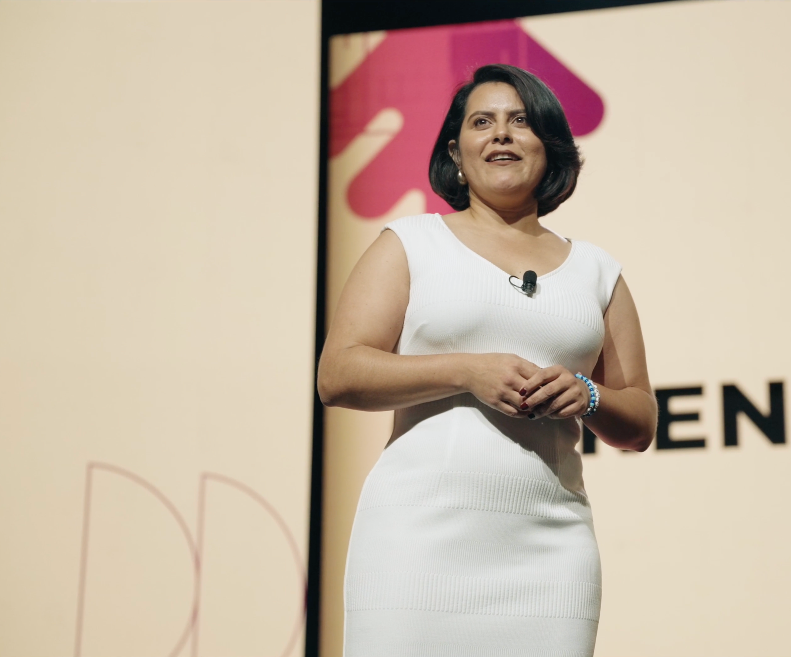 Michelle at a conference
